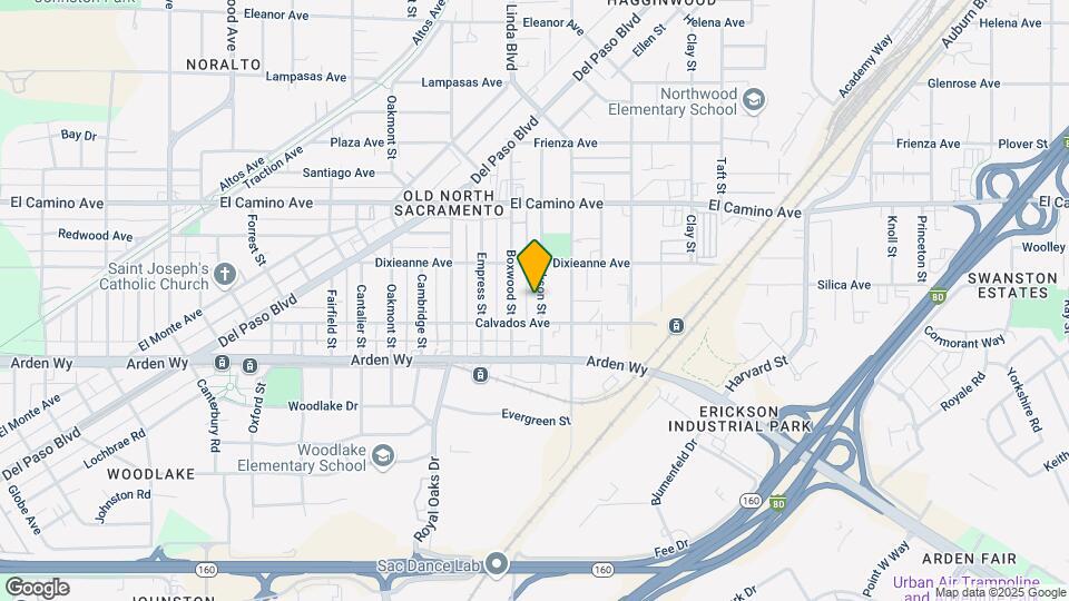 2335 Erickson St Mapa y Detalles de la Ubicación
