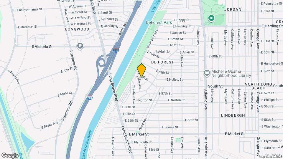 5762 Cedar Ave Mapa y Detalles de la Ubicación