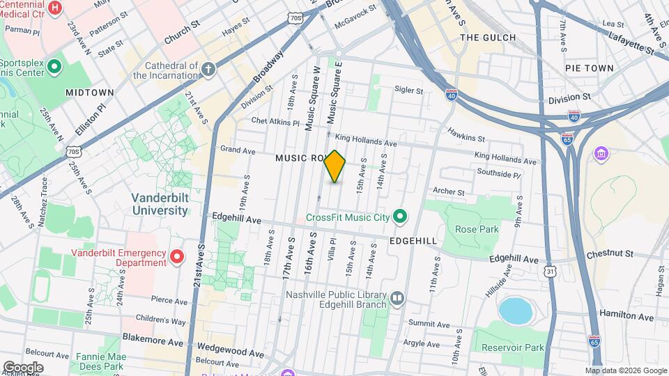 1017 Villa Pl Map and Location Details