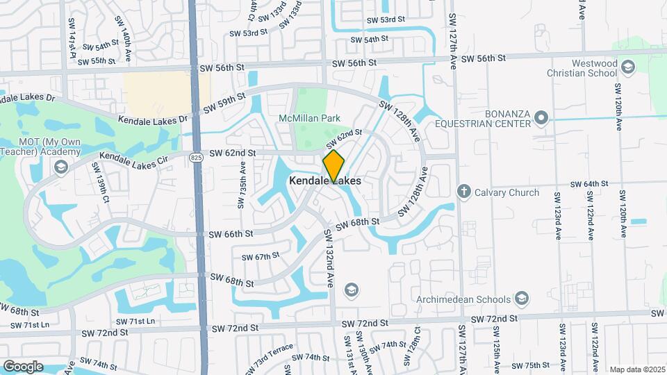 6445 SW 130th Pl Map and Location Details
