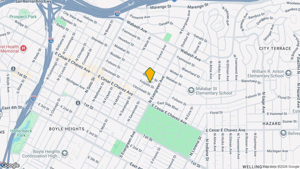 2815 1/2 Folsom St. Mapa y Detalles de la Ubicación