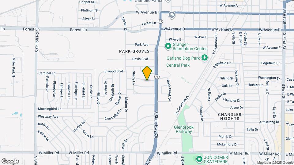 1422 Inwood Blvd Map and Location Details