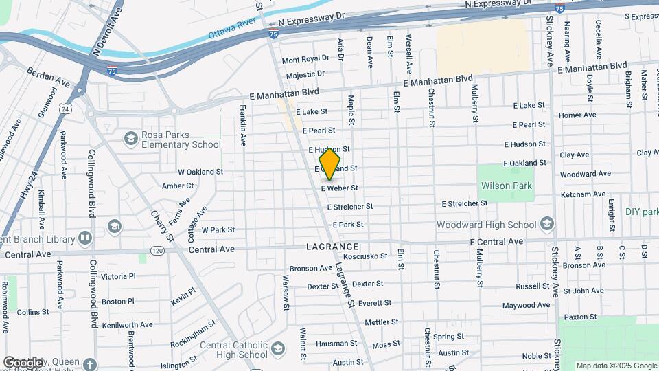 223 E Weber St Map and Location Details