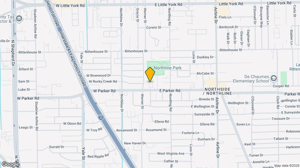 6712 Parker Oaks Ln Map and Location Details