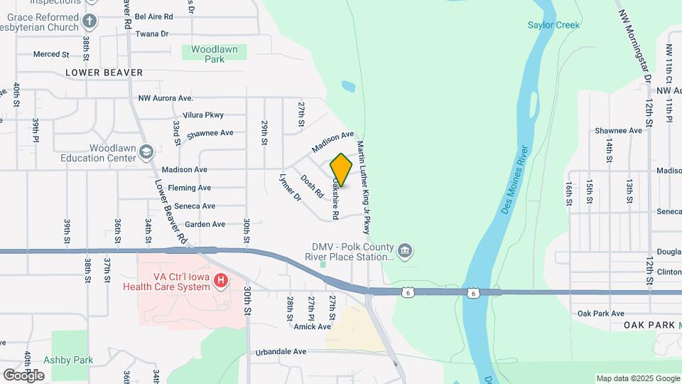 3935 Oakshire Rd Map and Location Details