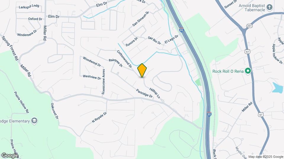 1748 Hilltop Ln Map and Location Details
