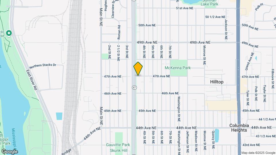 4655 University Ave NE Mapa y Detalles de la Ubicación