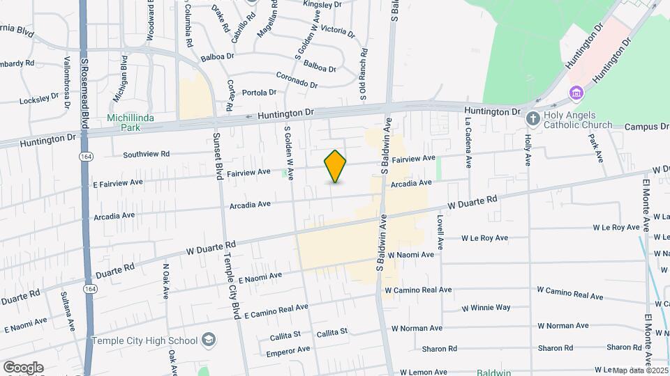 805 Arcadia Ave Mapa y Detalles de la Ubicación