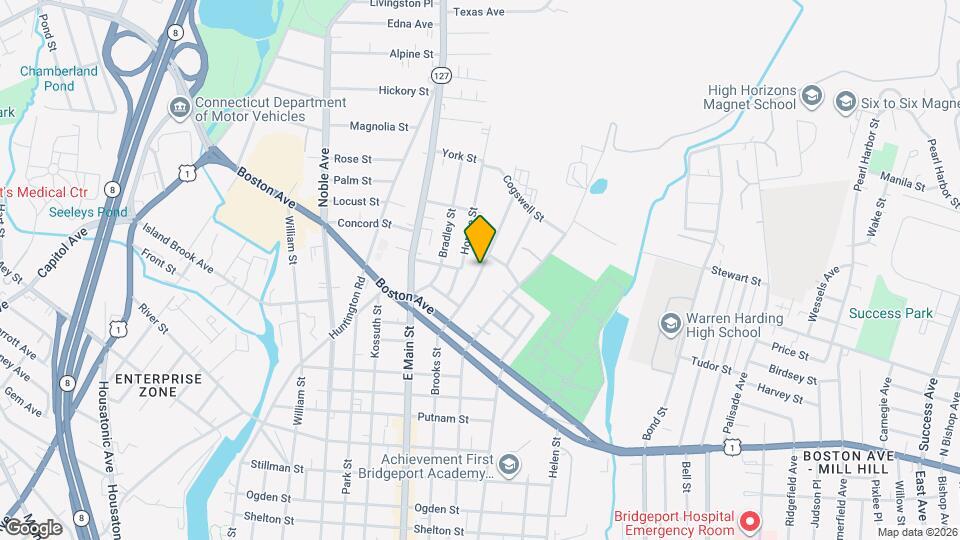 143 Goddard Ave, Unit 2nd floor Map and Location Details