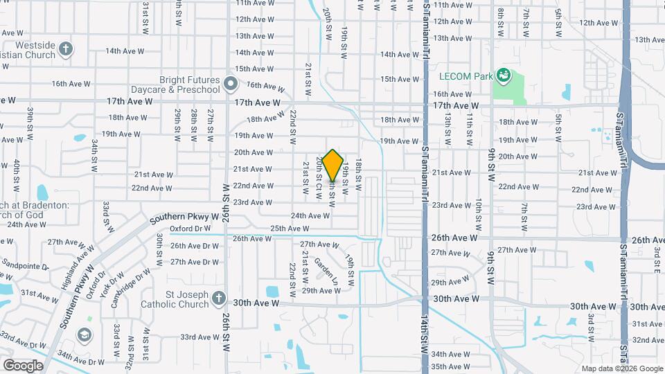 3411 20th St W Map and Location Details