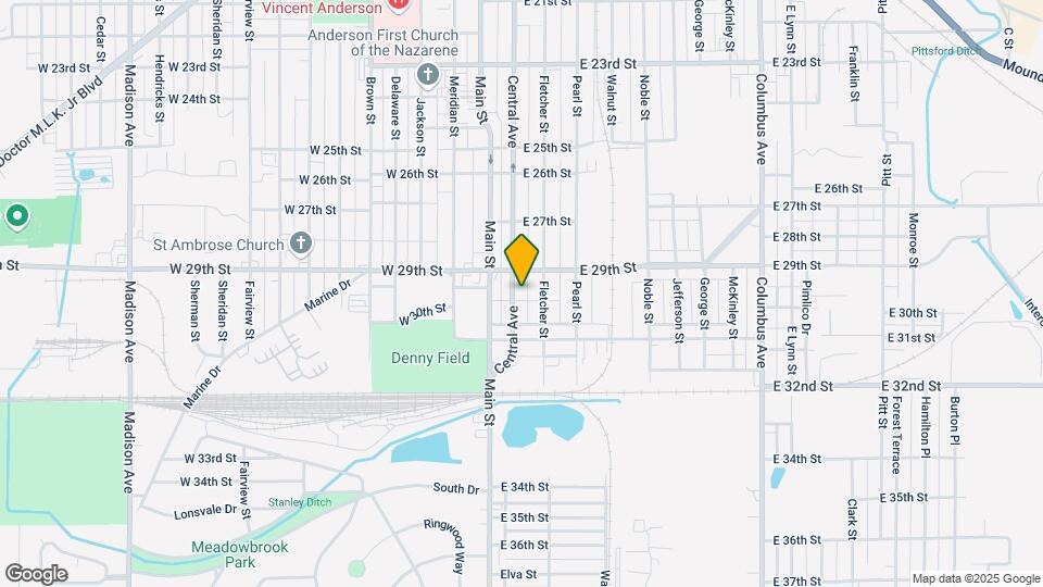 2922 Central Ave Map and Location Details