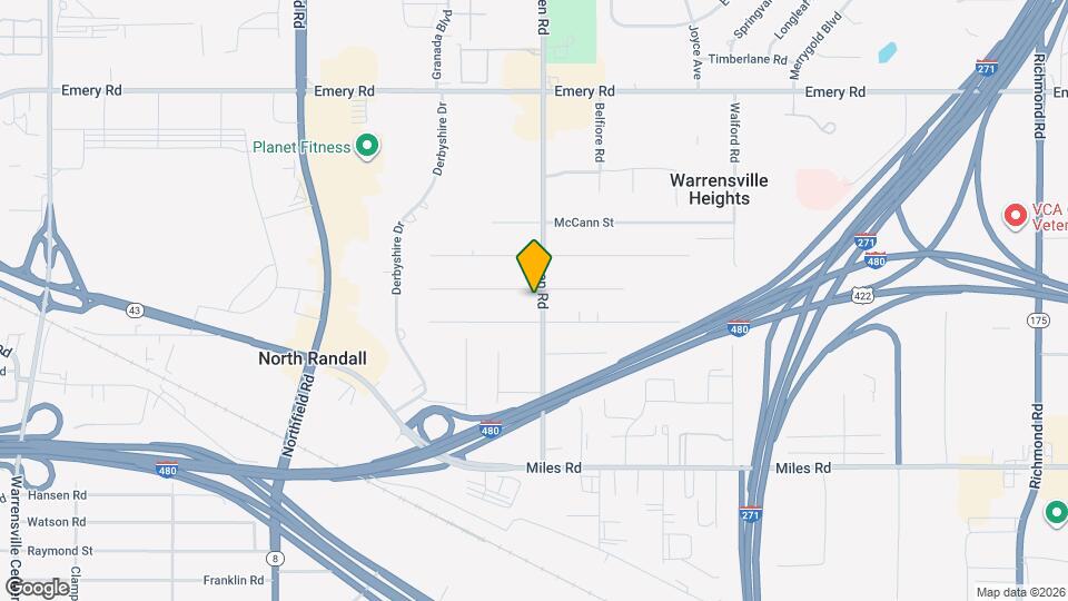 4820 Green Rd Mapa y Detalles de la Ubicación