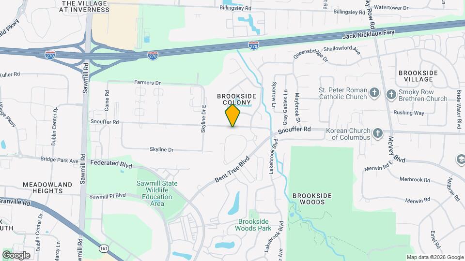 2124 Bentwood Cir Map and Location Details