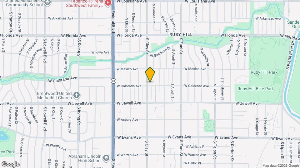 2695 W Colorado Ave Map and Location Details