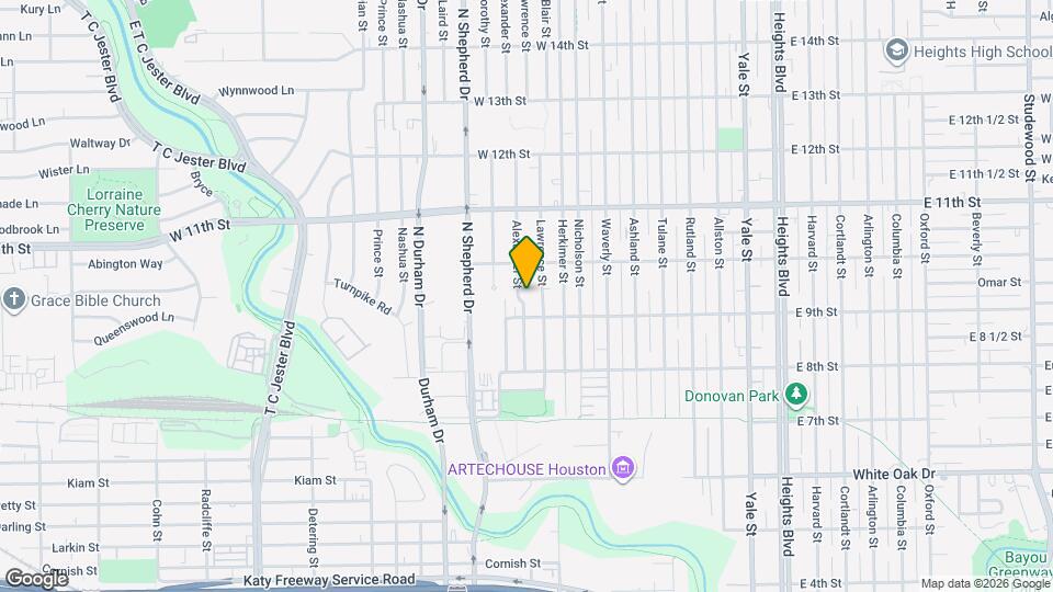 922 Alexander St Map and Location Details