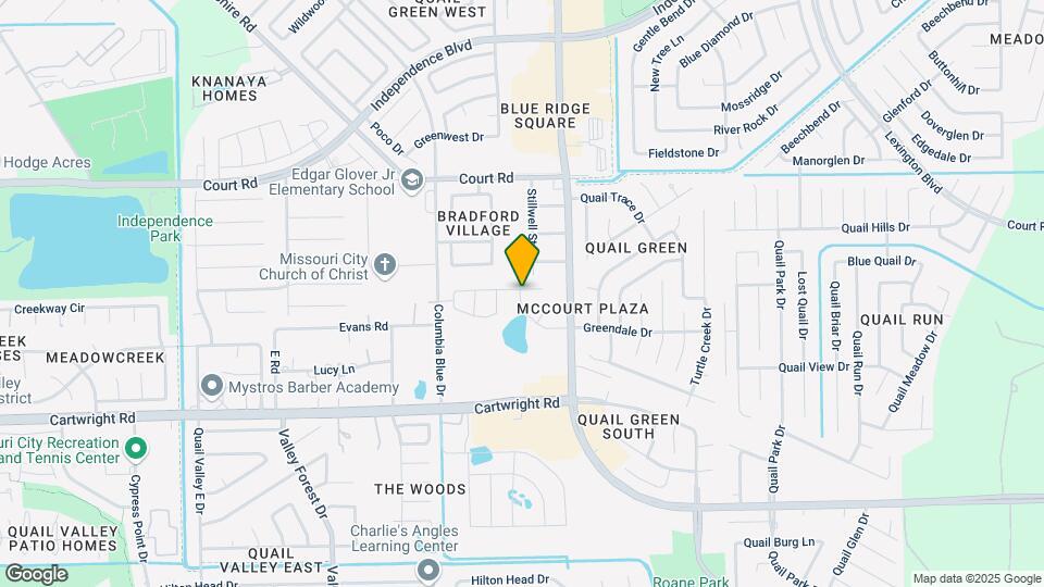 1728 Greendale Dr Map and Location Details