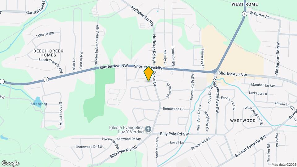 6 Greenleaf Dr SW Map and Location Details