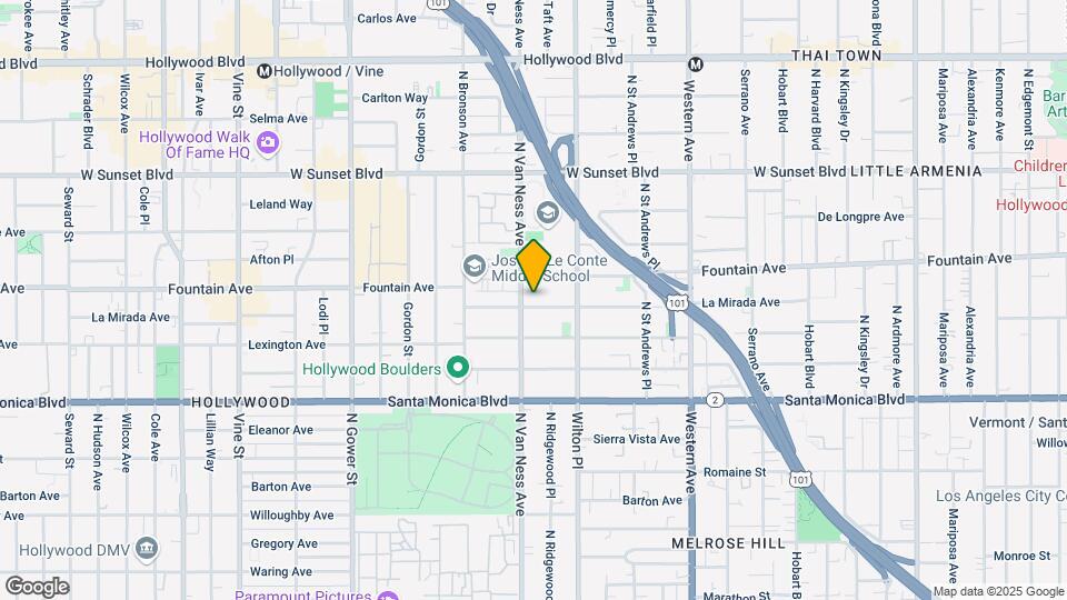 5747 La Mirada Ave Map and Location Details