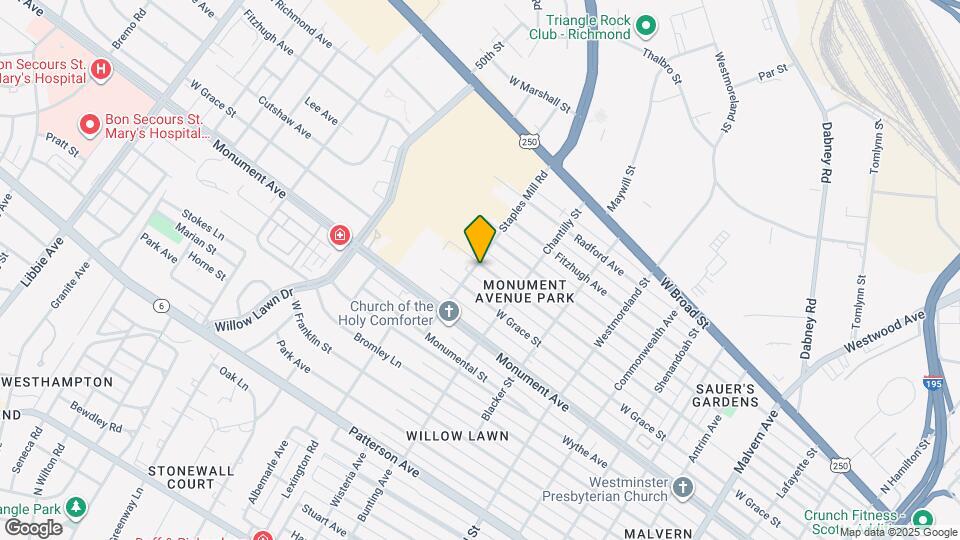 4819 Cutshaw Ave Map and Location Details