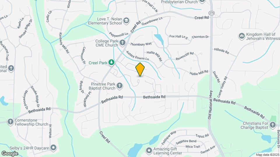 2107 Creel Ln Map and Location Details