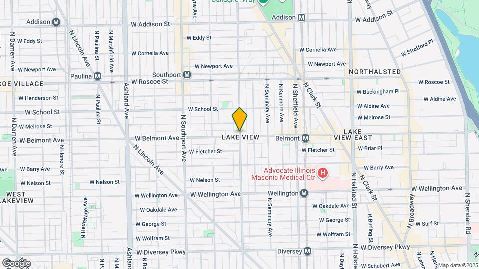 3202 N Racine Ave Map and Location Details