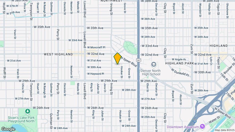 3231 W 30th Ave Map and Location Details