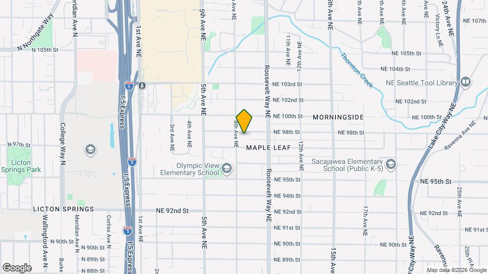 807 NE 98th St Map and Location Details