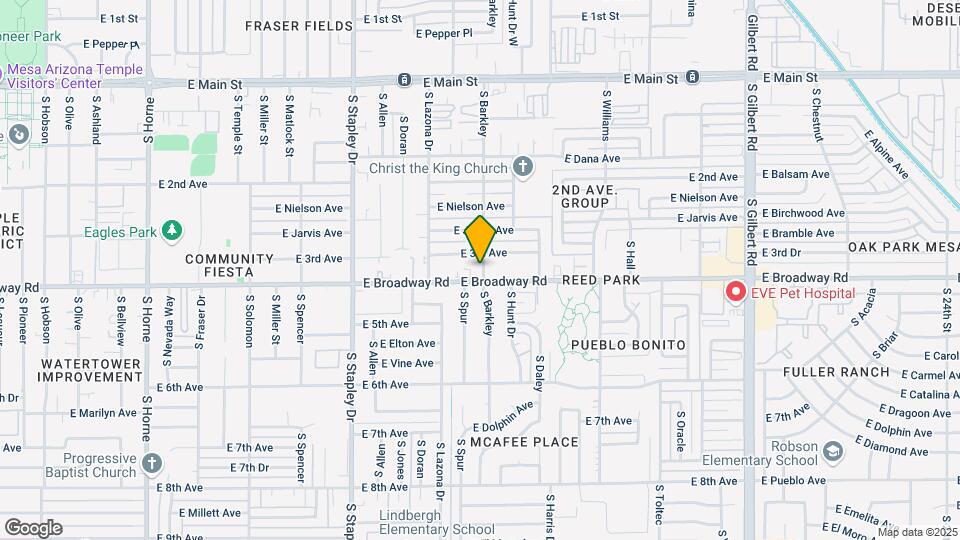 1446 E Broadway Rd Map and Location Details