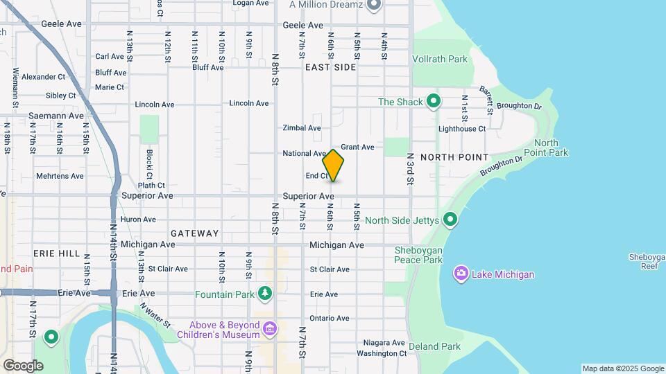 1509 N 6th St Map and Location Details