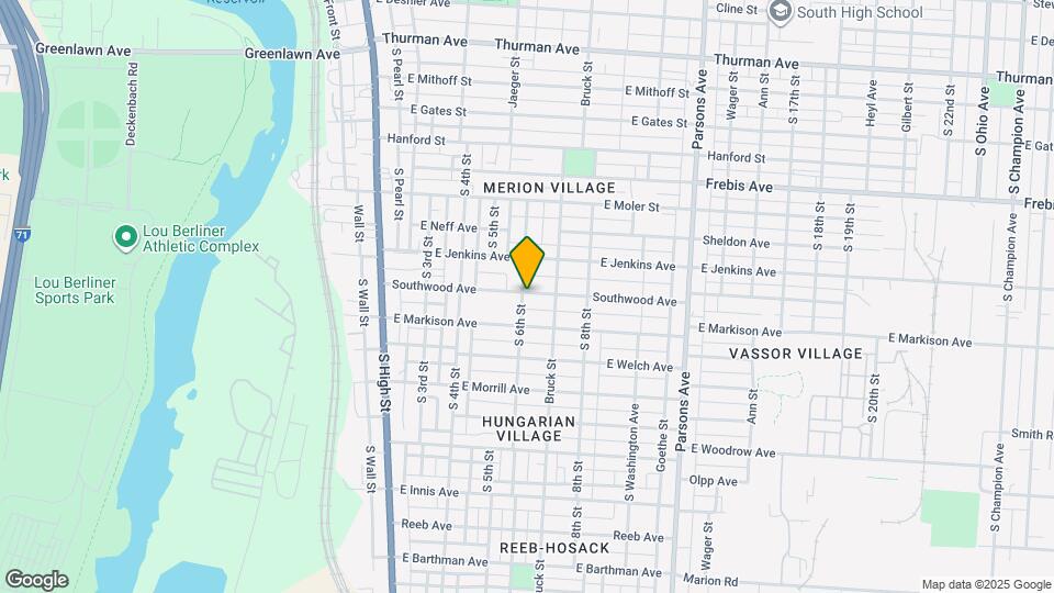 207 Southwood Ave Map and Location Details