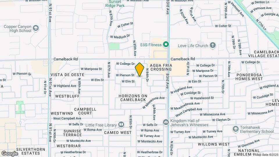 4730 N 84th Ln Map and Location Details