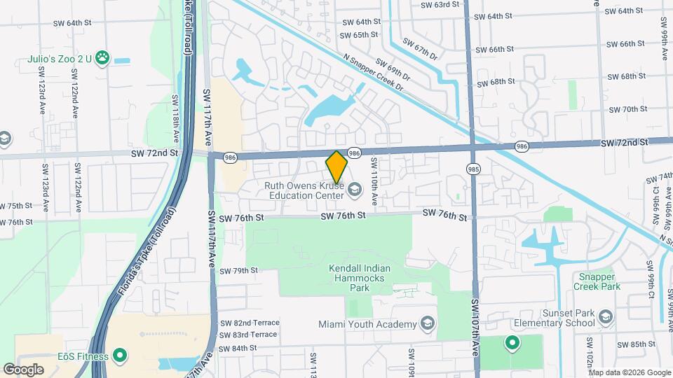 11262 SW 74th St Map and Location Details