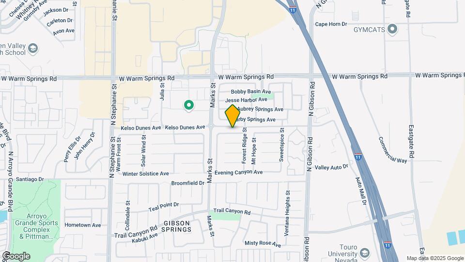 1206 Sunfire Ave Map and Location Details