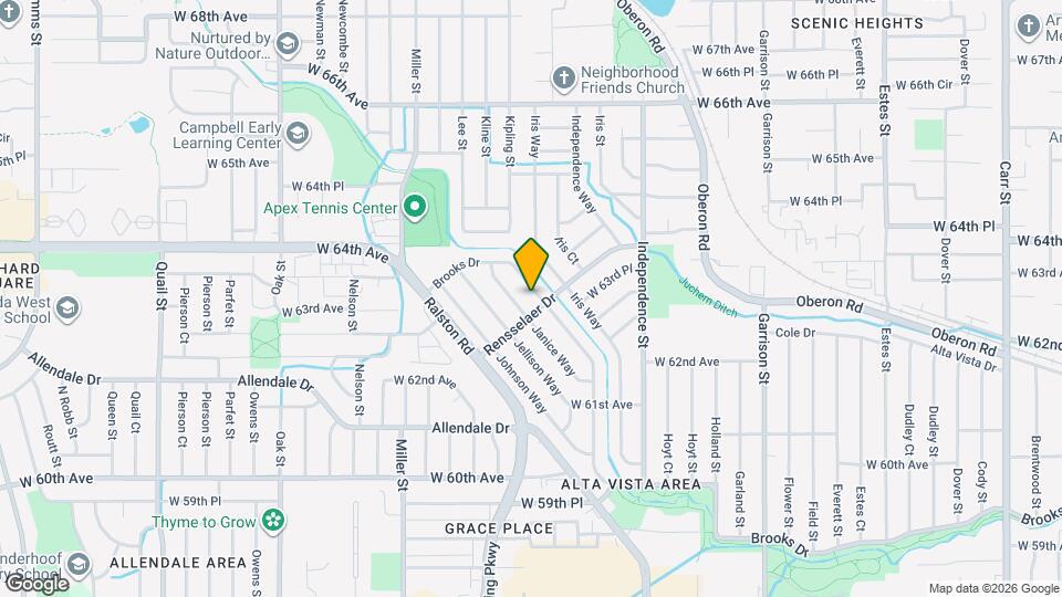 6358 Brooks Dr Mapa y Detalles de la Ubicación