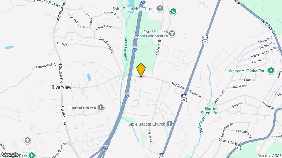 1461 Harris Rd Map and Location Details