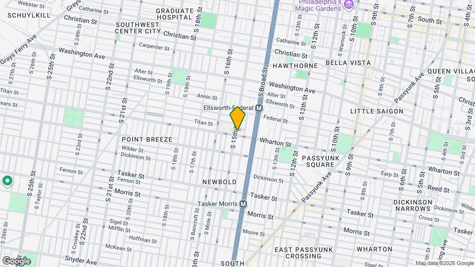 1427 Wharton St Mapa y Detalles de la Ubicación
