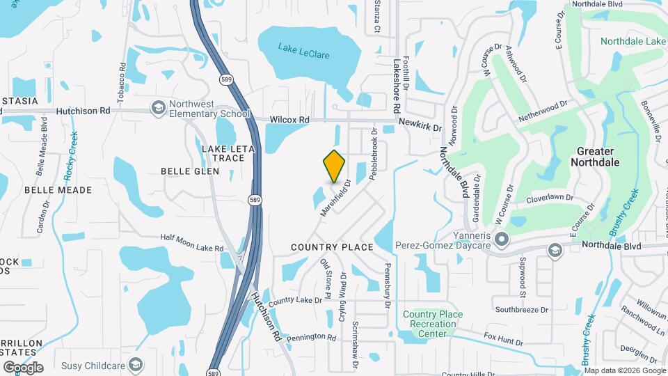 16107 Country Crossing Dr Map and Location Details