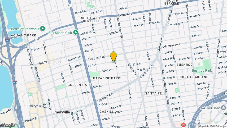 987 63rd St Map and Location Details