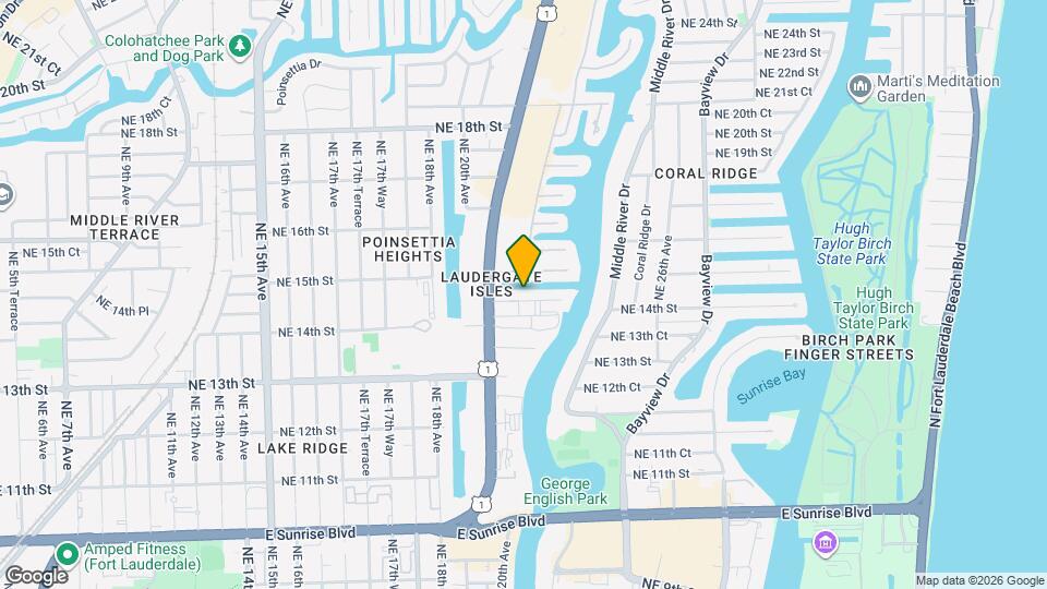 2031 NE 14th Ct Map and Location Details