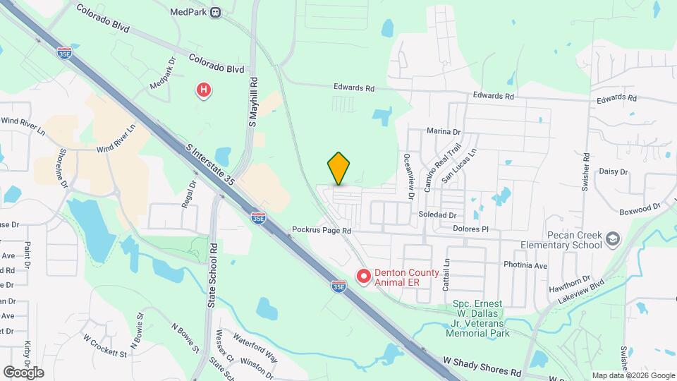 4513 Colosseum Wy Mapa y Detalles de la Ubicación