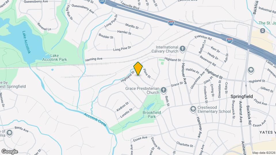 7433 Grace St Map and Location Details