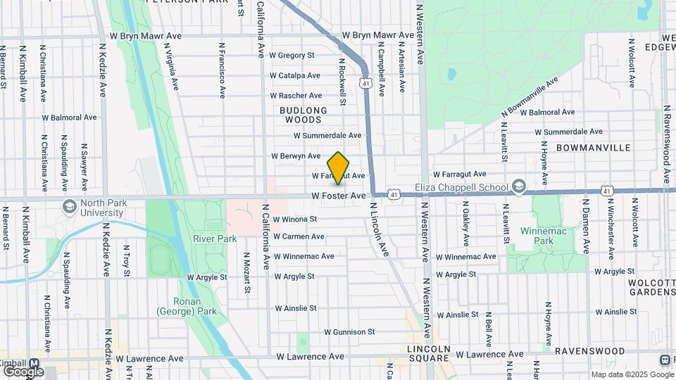 2608-2610 W Foster Ave Map and Location Details