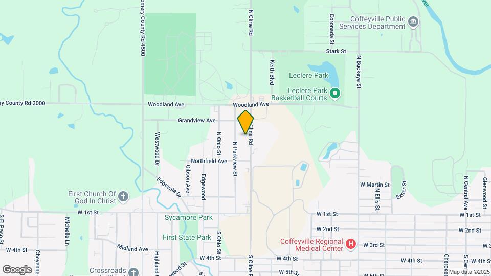 500 N Cline Rd-Unit -Apt. A Map and Location Details