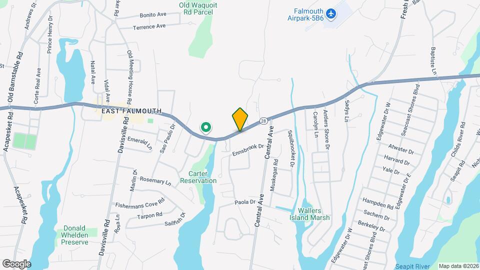 689 E Falmouth Hwy Map and Location Details