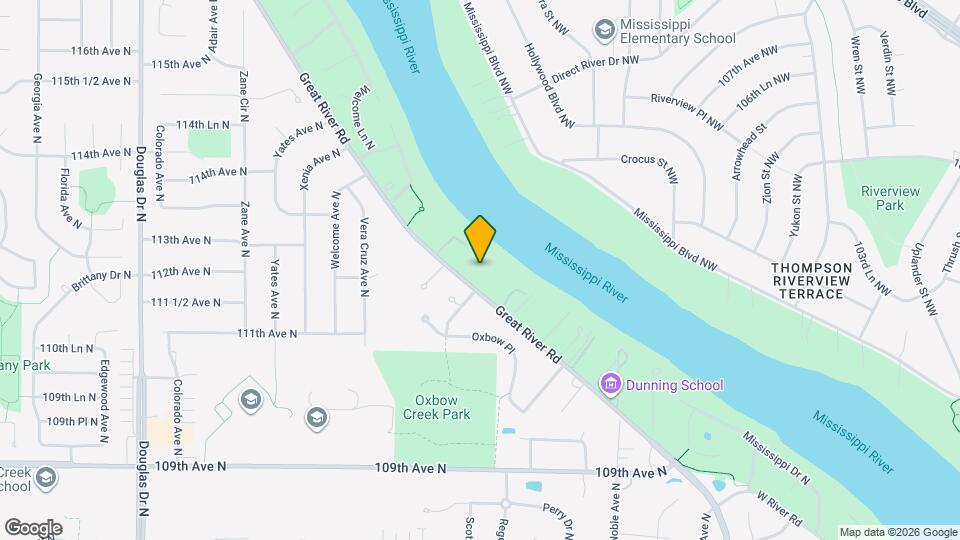 11204 W River Rd Map and Location Details