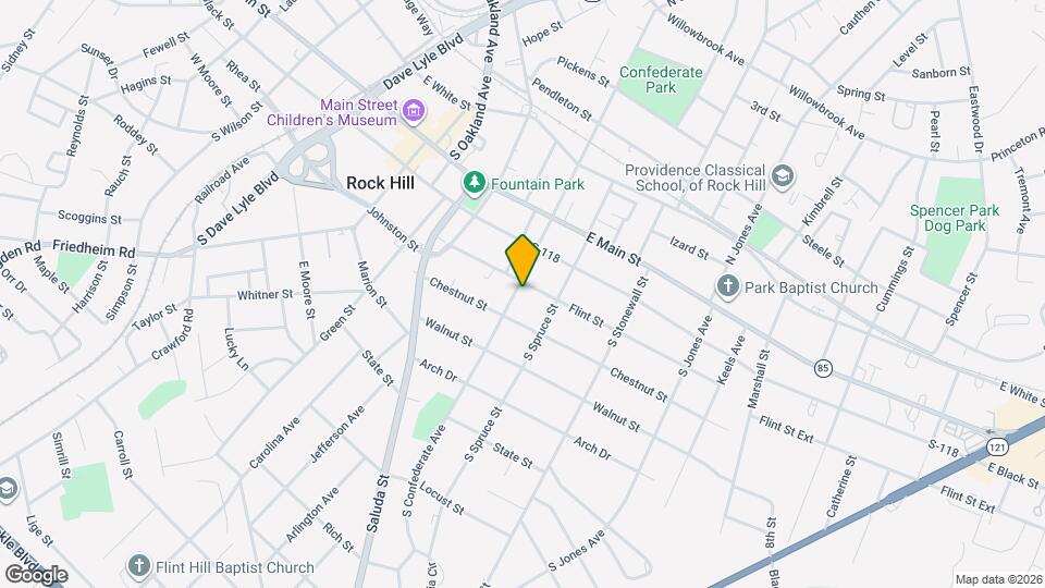 309 S Confederate Ave Map and Location Details