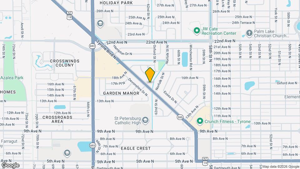 1419 Tyrone Blvd N Mapa y Detalles de la Ubicación