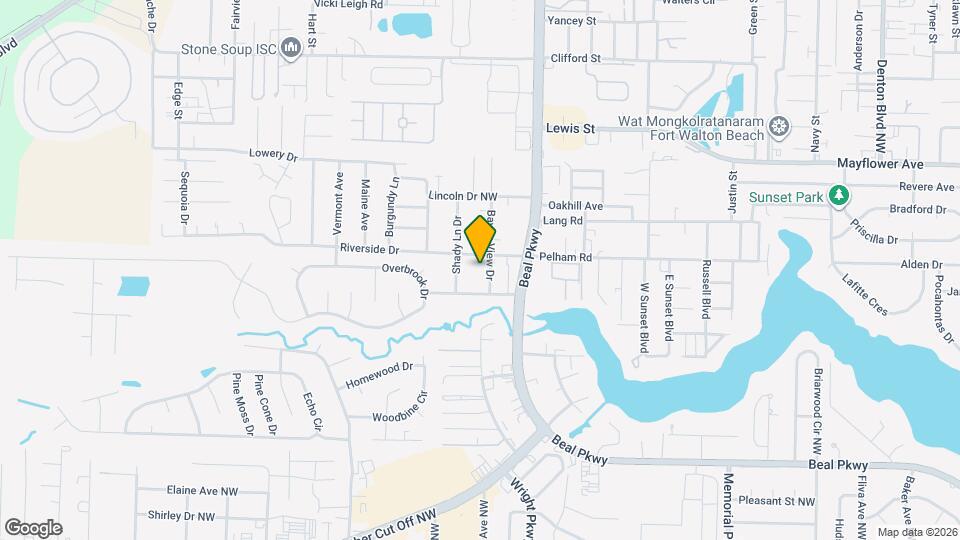 105 Bayou View Dr Map and Location Details