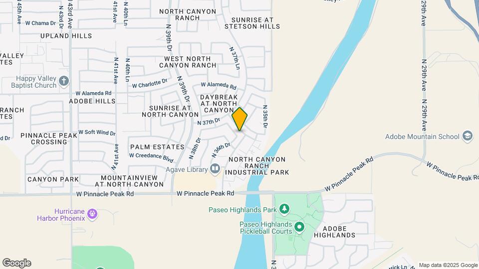 3602 W Camino Real Map and Location Details