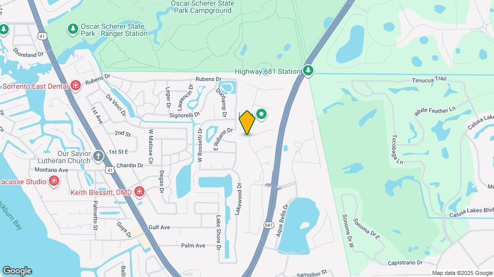 15109 Shady Palms Ln Map and Location Details